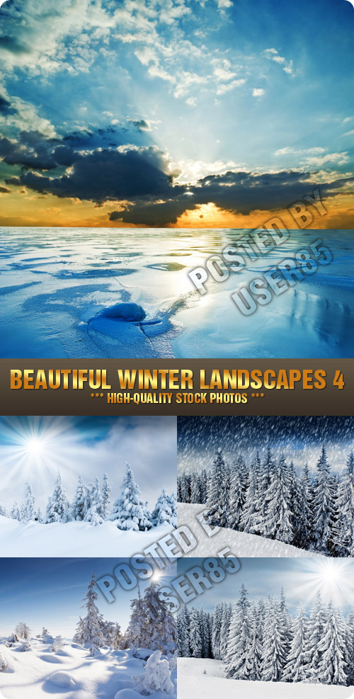 Stock Photo - Beautiful Winter Landscapes 4