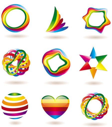 Colorful Logo Symbols