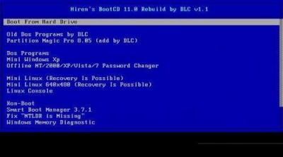 Hiren's BootCD v11.0 DLC V1.2 + Ultimate Boot CD v5.0.2 - 2 in 1