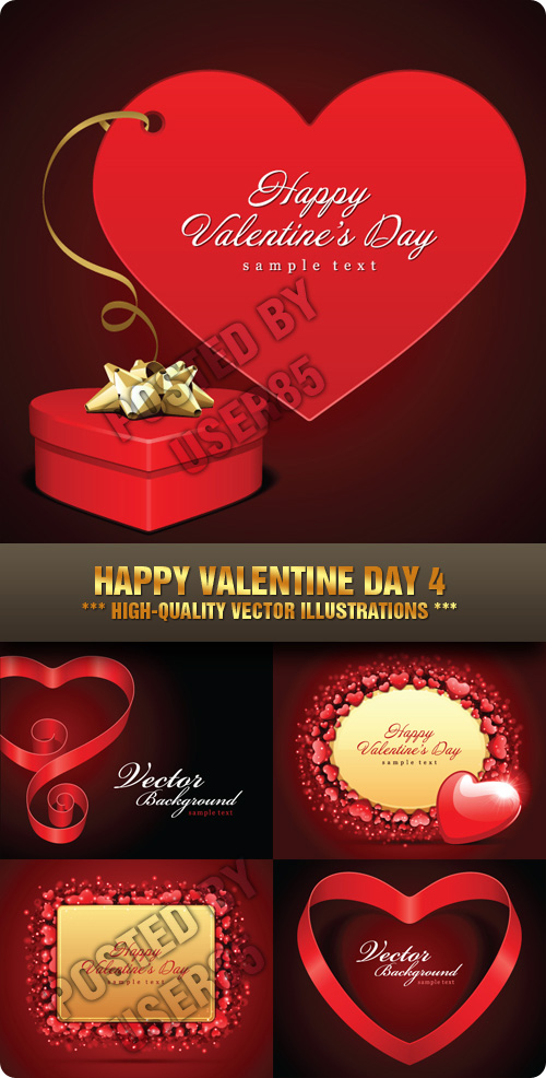 Stock Vector - Happy Valentine Day 4