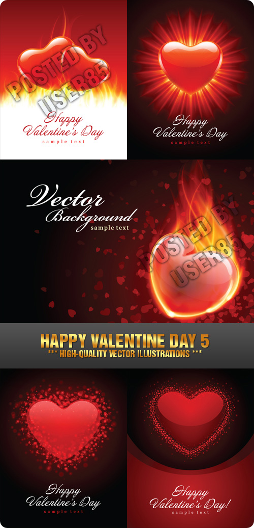 Stock Vector - Happy Valentine Day 5