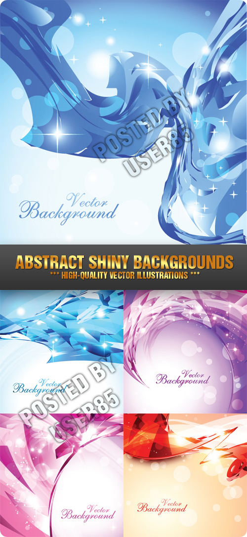 Stock Vector - Abstract Shiny Backgrounds