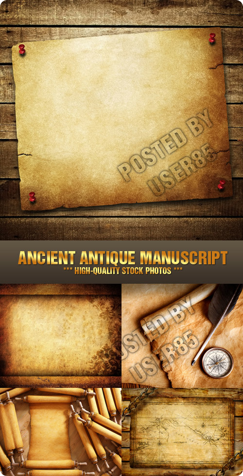 Stock Photo - Ancient Antique Manuscript