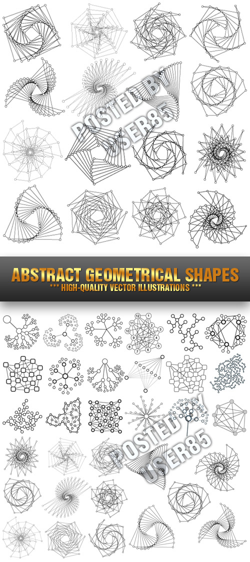 Stock Vector - Abstract Geometrical Shapes