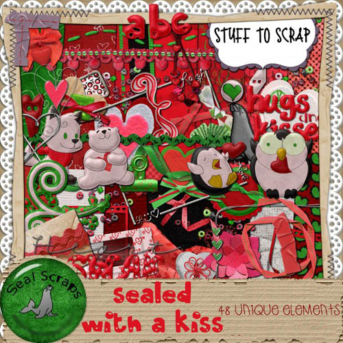 Scrap-kit - Sealed Kiss