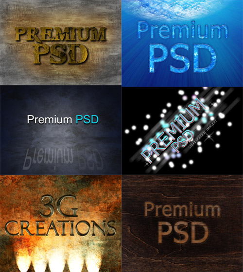 8 Text effects in PSD