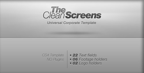 After Effects Project - Clean Screens.115739