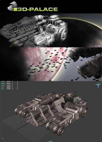3D Palace - Ultimax Apocalypse - Advanced Maya Modelling