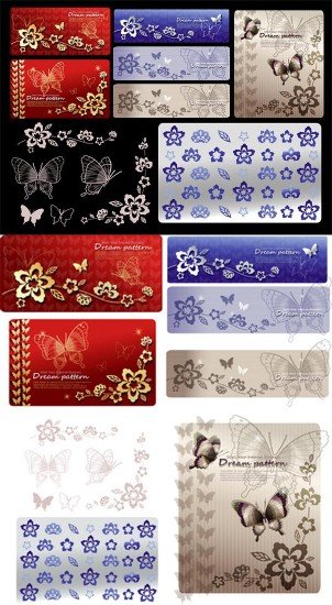 Butterfly Backgrounds Vector