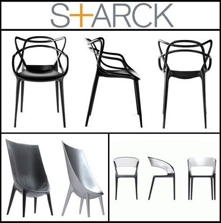 3D Models - Furniture by Philippe Starck