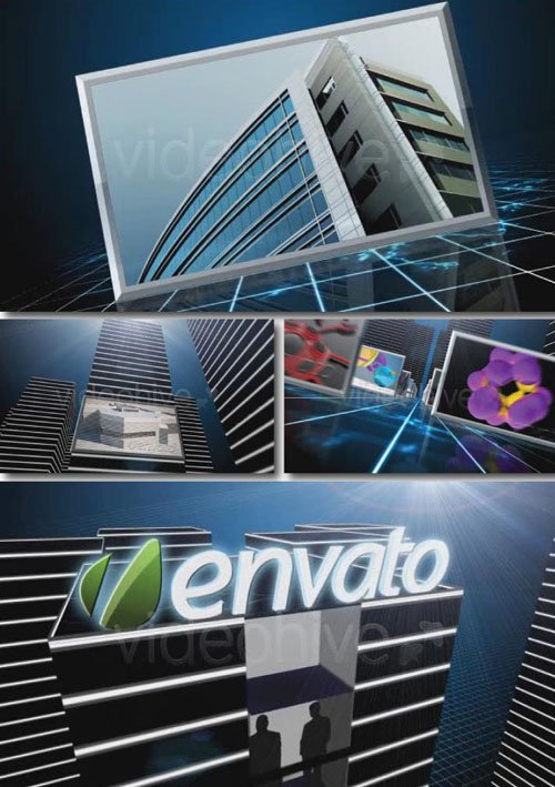 Pure 3D HD Displays V3 - Project for After Effects (Videohive)