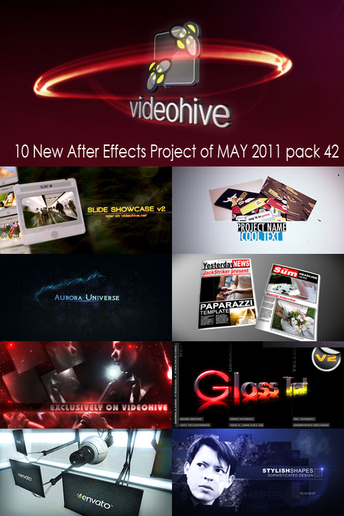 10 New Videohive After Effects Projects, May 2011