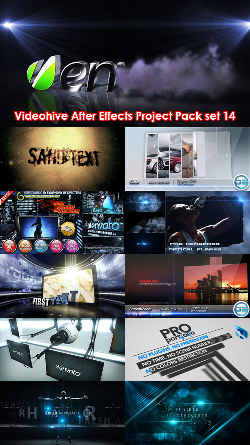 Videohive After Effects Project Pack set 14