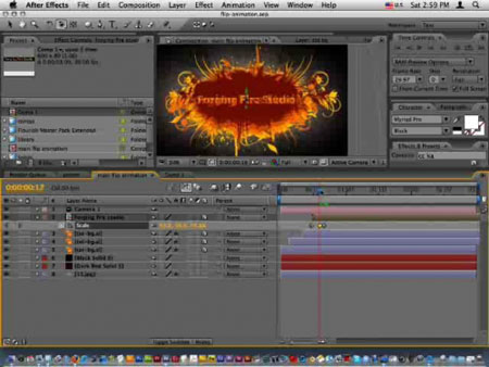 Video Tutorials for After Effects - Forging Fire Studio
