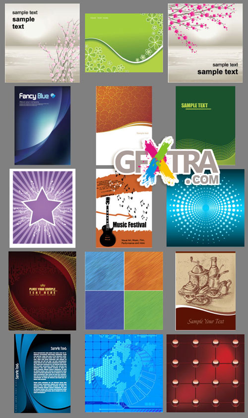 Abstract Backgrounds II - 64xEPS - Vector SS Abstract Backgrounds II - 64xEPS - Vector SS