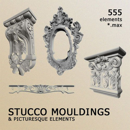 3D Models - Decorative Items Stucco Mouldinds
