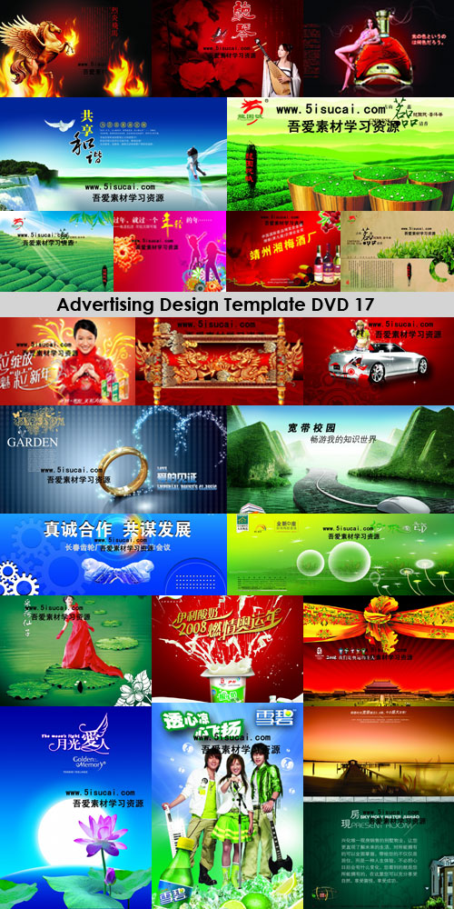 Advertising Design PSD Templates DVD17