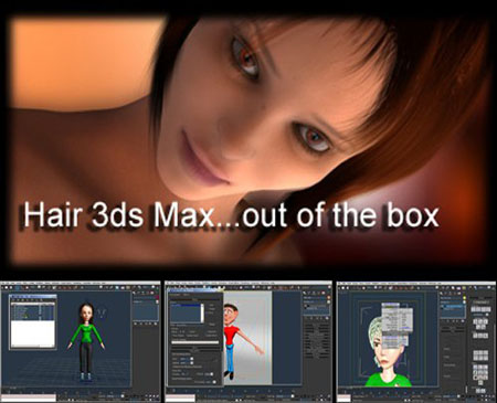 3D Tutorials - JoeGunn3D: Hair 3ds Max Out of the box