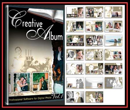Creative Album Templates, Wedding 12 Series FULL!