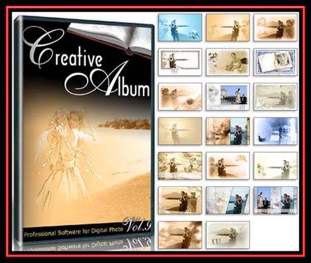 Creative Album Templates, Wedding 12 Series FULL!