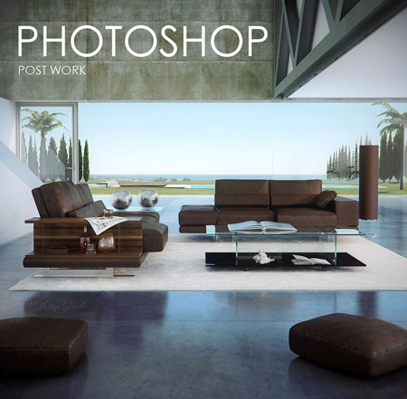 Photoshop Tutorials - V-Ray Post Work Production