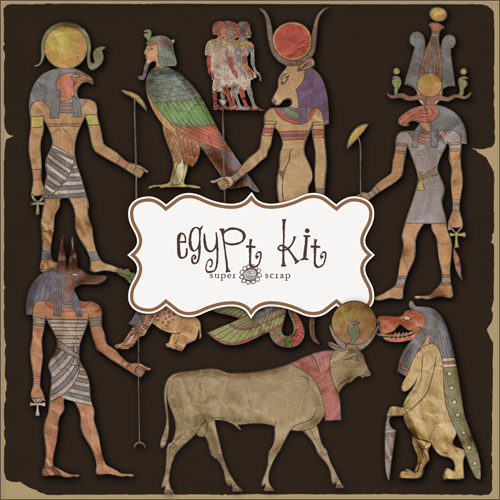 Scrap-kit - Egypt Illustrations