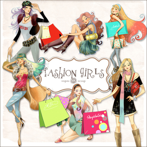 Scrap-kit - Fashion Girls