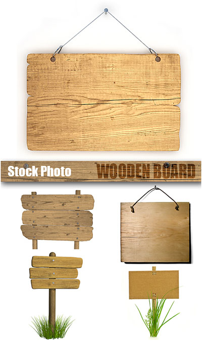 Stock Photo - Wooden Board